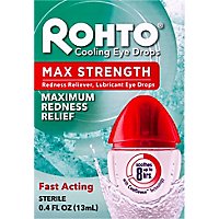 Rohto Eye Drops Cooling Cool Max - 0.4 Fl. Oz. - Image 2