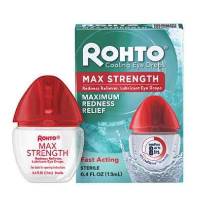 Rohto Eye Drops Cooling Cool Max - 0.4 Fl. Oz. - Image 1