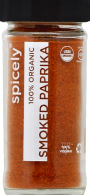 Spicely Organic Spices Paprika Smoked Glass Jar - 1.7 Oz - Image 2