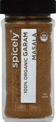 Spicely Organic Spices Garam Masala Glass Jar - 1.6 Oz - Image 2
