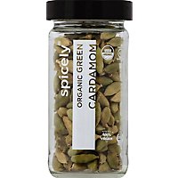 Spicely Organic Spices Cardamom Green Glass Jar - 1.2 Oz - Image 2