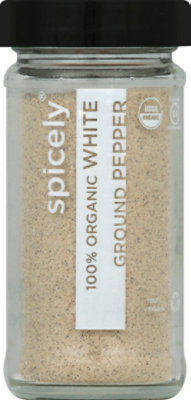 Spicely Organic Vegan White Ground Pepper - 2 Oz - Image 2