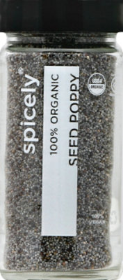 Spicely Organic Vegan Poppy Seed - 2.2 Oz - Image 2
