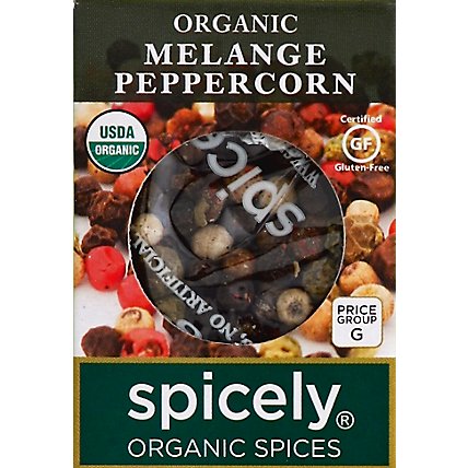 Spicely Organic Spices Peppercorn Melange Ecobox - 0.45 Oz - Image 2