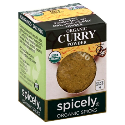 Spicely Organic Spices Curry Powder Ecobox - 0.45 Oz