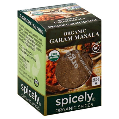 Spicely Organic Spices Garam Masala Ecobox - 0.5 Oz
