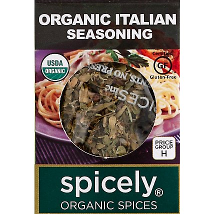 Spicely Organic Spices Seasoning Italian Ecobox - 0.1 Oz - Image 2