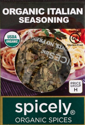 Spicely Organic Spices Gluten Free Italian Seasoning - 0.1 Oz - Image 2