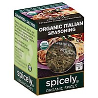 Spicely Organic Spices Seasoning Italian Ecobox - 0.1 Oz - Image 1
