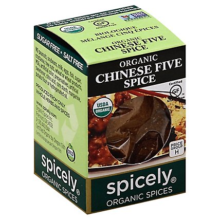 Spicely Organic Spices Five Spice Chinese Ecobox - 0.4 Oz - Image 1