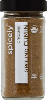 Spicely Organic Spices Cumin Ground Glass Jar - 1.7 Oz - Image 2
