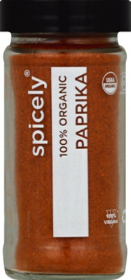Spicely Organic Spices Paprika Glass Jar - 1.7 Oz - Image 2