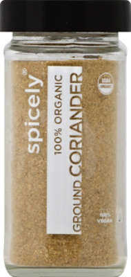 Spicely Organic Spices Coriander Ground Glass Jar - 1.4 Oz - Image 2