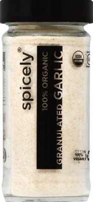 Spicely Organic Spices Garlic Granulated Glass Jar - 2 Oz - Image 2