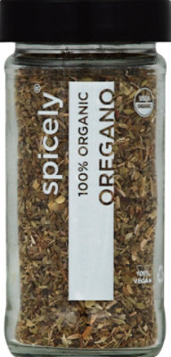 Spicely Organic Spices Oregano Glass Jar - 0.4 Oz - Image 2
