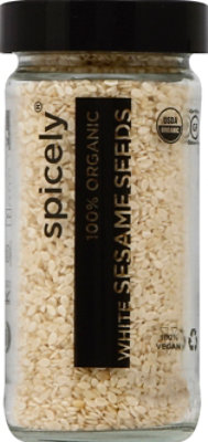 Spicely Organic Spices Gluten Free White Sesame Seeds - 2 Oz - Image 2