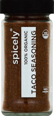 Spicely Organic Spices Seasoning Taco Glass Jar - 1.8 Oz - Image 2