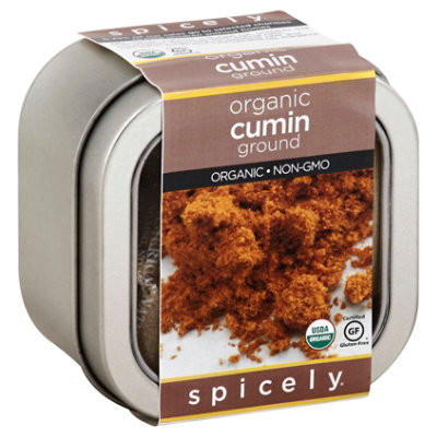 Spicely Organic Spices Cumin Ground Tin - 3 Oz