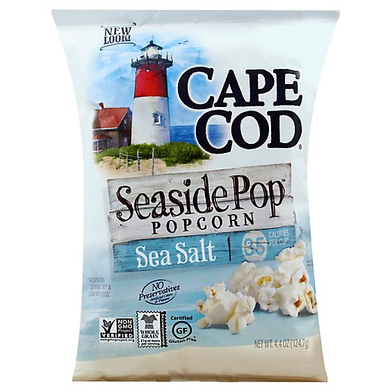Cape Cod Popcorn Seaside Pop Sea Salt - 4.4 Oz