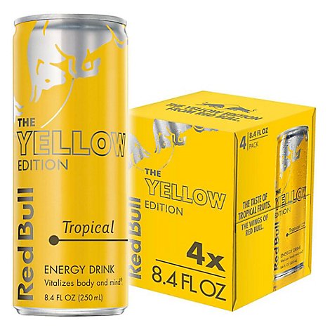 Red Bull Energy Drink Tropical - 4-8.4 Fl. Oz.