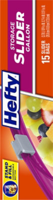 Hefty Slider Bags Gallon Storage - 15 CT - Image 4