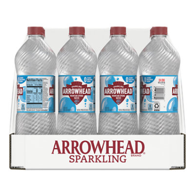 ARROWHEAD Spring Water Mountain Sparkling Plain - 12 Count - Image 1