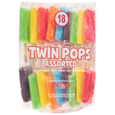 Budget Saver Twin Pops Assorted - 18 Count - Image 3