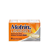 Motrin Ibuprofen Capsules 200 mg - 20 Count