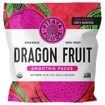 Pitaya Organic Dragon Fruit Smoothie Packs - 14 Oz