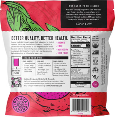 Pitaya Organic Dragon Fruit Smoothie Packs - 14 Oz - Image 5