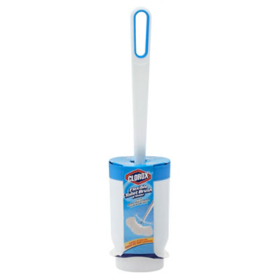 Clorox Flexible Toilet Brush & Holder - Each