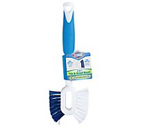 Clorox 2-In-1 Tile & Grout Brush - Each