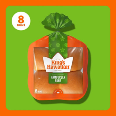 King's Hawaiian Original Sweet Hamburger Buns - 12.8 Oz - Image 2
