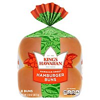 King's Hawaiian Original Hawaiian Sweet Hamburger Buns - 12.8 Oz - Image 1