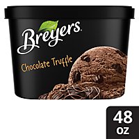 Breyers Original Chocolate Truffle Light Ice Cream - 48 Oz - Image 1