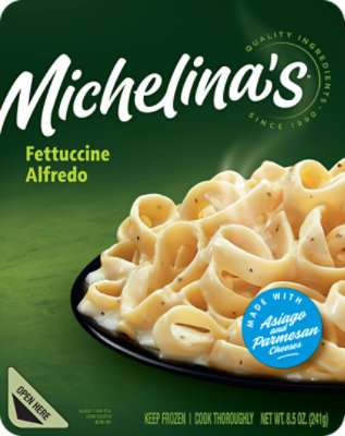 Michelinas Frozen Meal Fettuccine Alfredo - 8.5 Oz