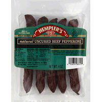 Hemplers Natural Beef Pepperoni - 4 Oz - Image 1