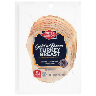 Dietz & Watson Turkey Breast Gold n Brown - 7 Oz - Image 3