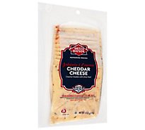 Dietz & Watson Jalapeno & Cayenne Cheddar Cheese Pre-Sliced - 8 Oz