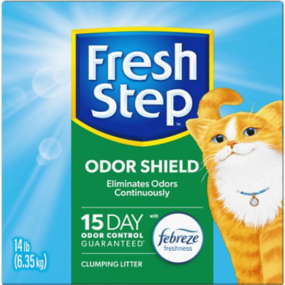 Fresh Step Odor Shield Scented Clumping Cat Litter With The Power Of Febreze - 14 Lbs - Image 2