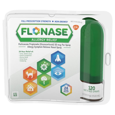 Flonase Metered Spray 120 Count - 0.54 Fl. Oz