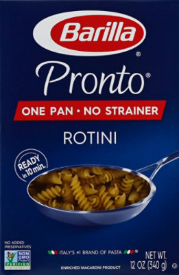 Barilla Pronto Pasta Rotini Box - 12 Oz - Image 2