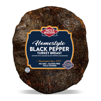 Dietz & Watson Black Pepper Turkey Breast - Image 1