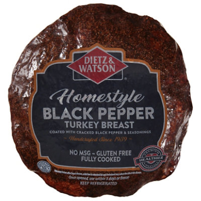 Dietz & Watson Turkey Breast Black Pepper - 0.50 Lb.