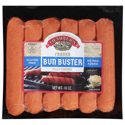 Hempler's Bun Buster Franks - 1 Lb - Image 1