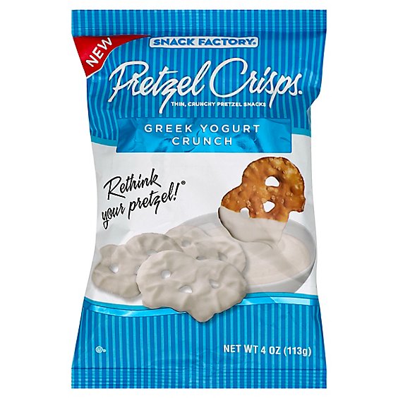 Pretzel Crisps Greek Yogurt Crunch - 4 Oz