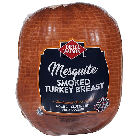 Dietz & Watson Pre Sliced Turkey Breast Mesquite Smoked - 0.50 Lb