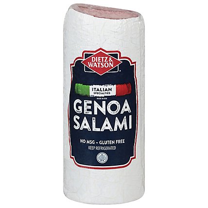 Dietz & Watson Salami Genoa - 0.50 Lb - Image 1