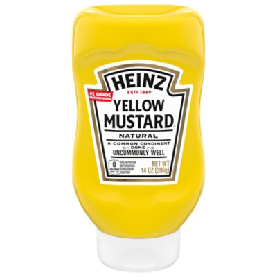Heinz Yellow Mustard - 14 Oz - Image 4