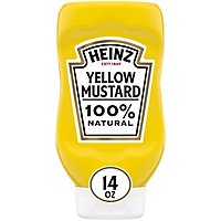 Heinz 100% Natural Yellow Mustard Bottle - 14 Oz - Image 3